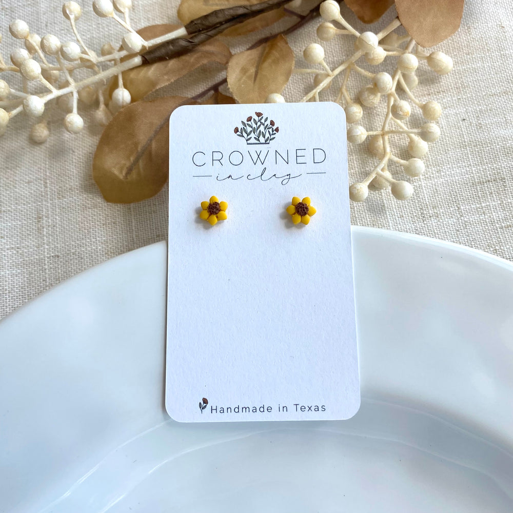 Mini Sunflower Studs